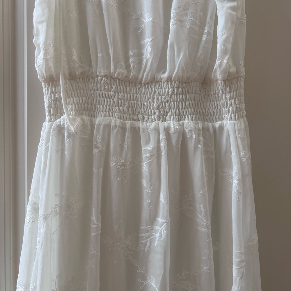 Lulus Time Well Spent Maxi Length Floral Embroidered Dress. Coastal. Cottage. - Picture 11 of 15